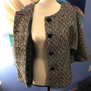 Anne Klein Tweed Bolero Jacket